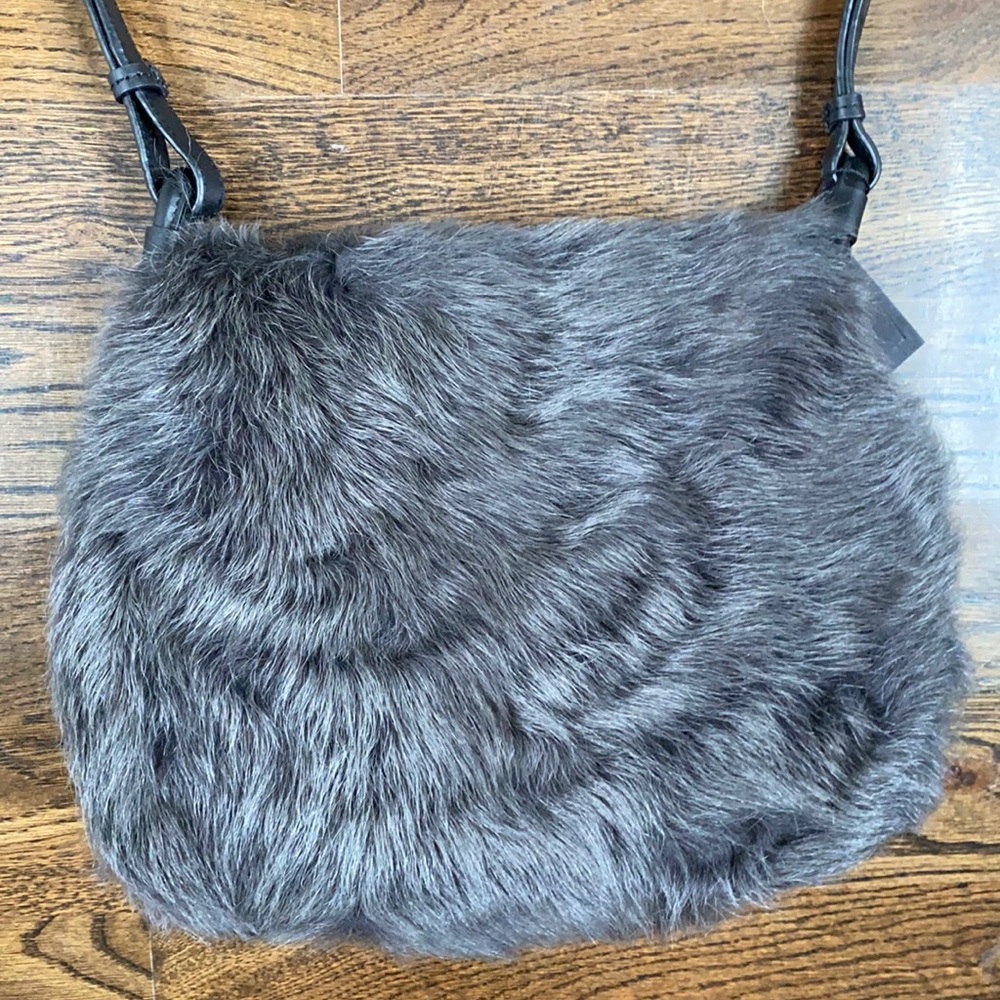 Banana Republic Genuine Shearling Handbag NWT